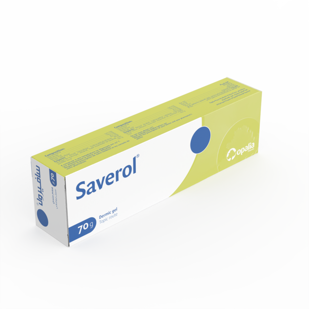 SAVEROL - Dermal gel Tube of 70 g